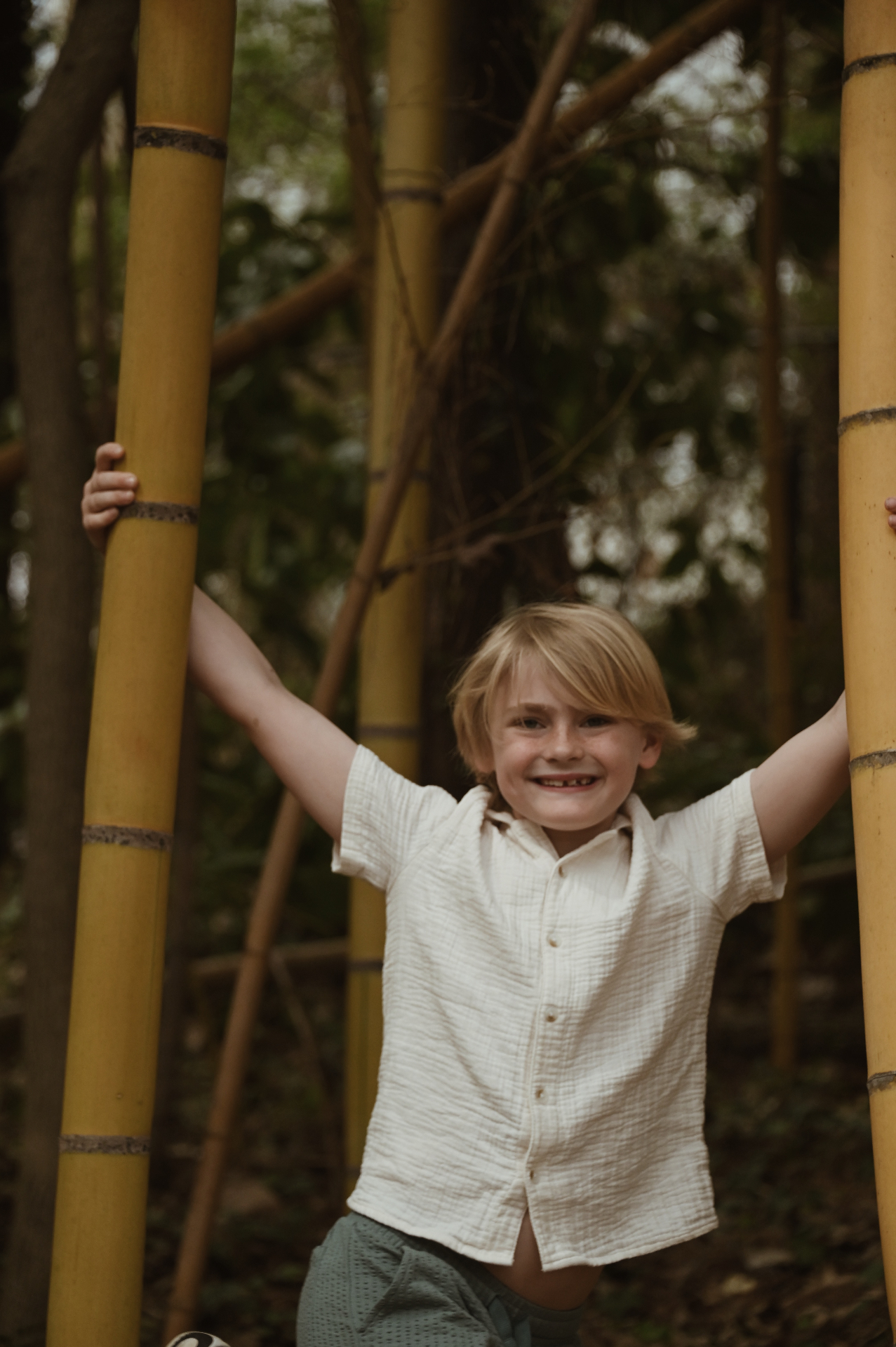 Portrait of a boy outdoors